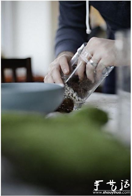 手工DIY苔蘚盆景的教程 -  rpnrmr.com