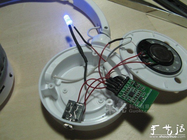 低成本DIY頭戴式立體聲藍牙耳機 -  rpnrmr.com