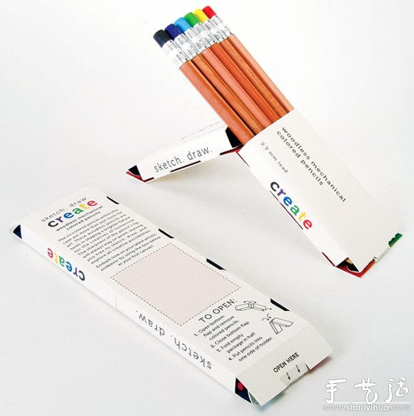 彩色鉛筆包裝盒設(shè)計欣賞 -  rpnrmr.com