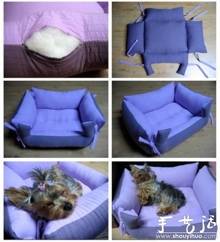 沙發(fā)造型布藝狗窩DIY教程 -  rpnrmr.com