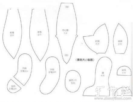公仔泰迪熊的手工布藝DIY教程 -  rpnrmr.com