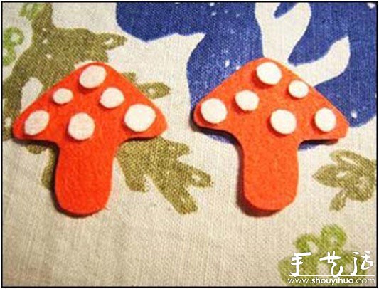 童趣紅蘑菇小掛件手工制作 -  rpnrmr.com