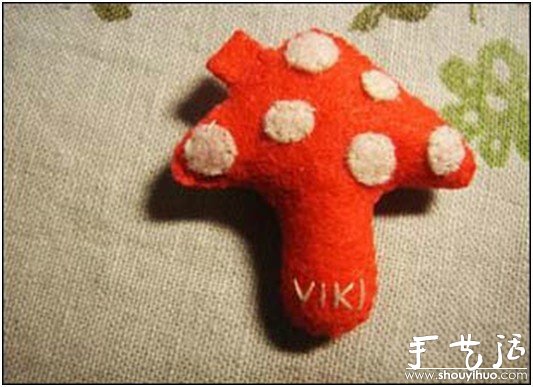 童趣紅蘑菇小掛件手工制作 -  rpnrmr.com
