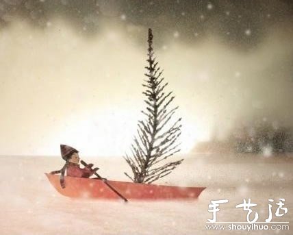 超美的創(chuàng)意3D人物風(fēng)景剪紙 -  rpnrmr.com