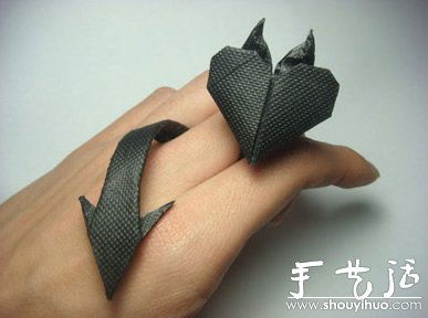 手工折紙惡魔之心的教程 -  rpnrmr.com