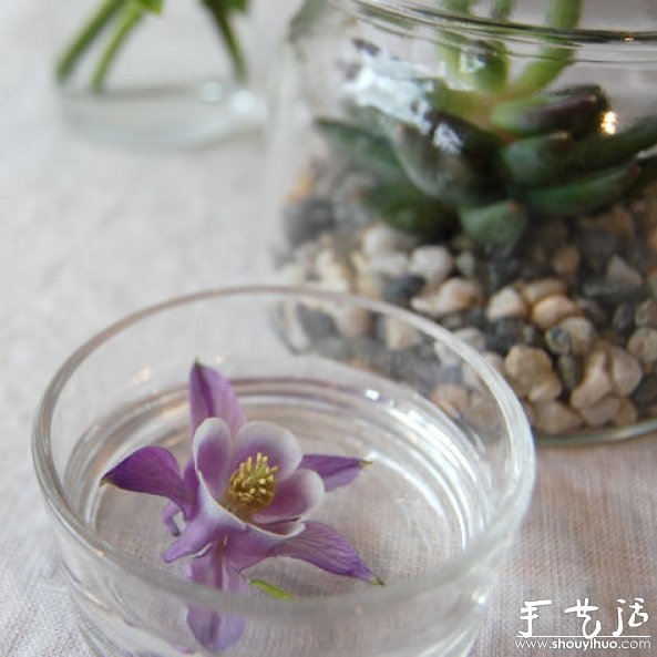 玻璃瓶作為容器的插花教程 -  rpnrmr.com