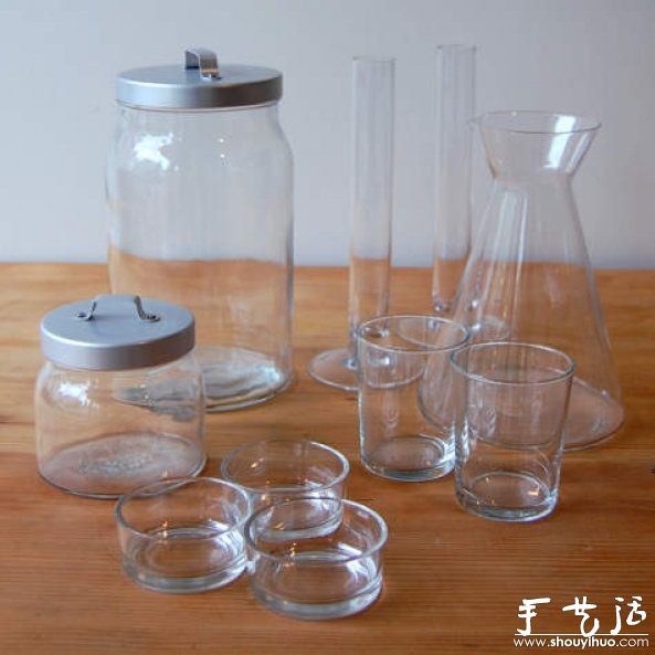 玻璃瓶作為容器的插花教程 -  rpnrmr.com