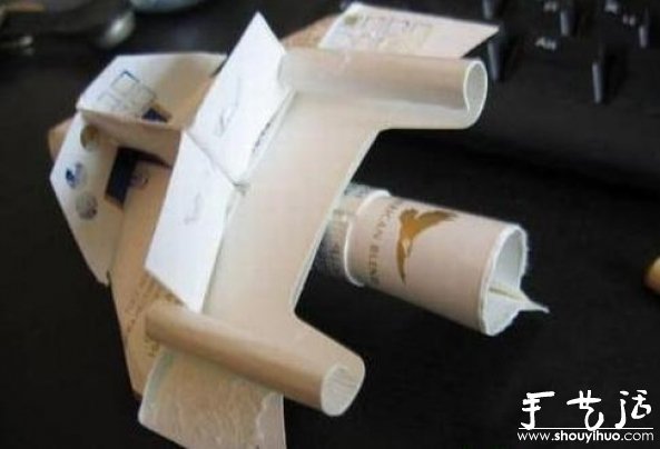 煙盒手工DIY紙模飛機的教程 -  rpnrmr.com