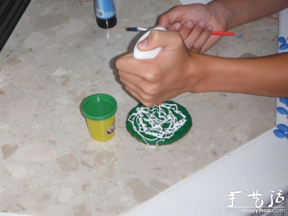 開心果果殼廢物利用DIY蓮花的教程 -  rpnrmr.com
