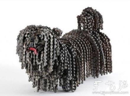 廢棄自行車配件DIY的狗狗 -  rpnrmr.com