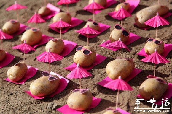 土豆和黃瓜創(chuàng)意手工作品 -  rpnrmr.com