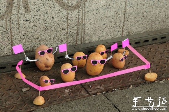 土豆和黃瓜創(chuàng)意手工作品 -  rpnrmr.com