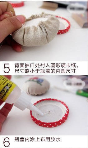 罐頭蓋子廢物利用DIY針插的方法 -  rpnrmr.com