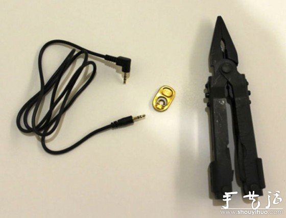 快門線手工DIY：2.5mm音頻線+汽水罐拉環(huán) -  rpnrmr.com