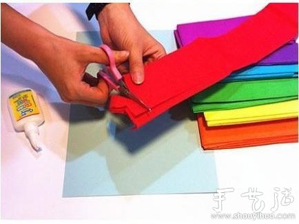 雨后彩虹手工制作教程 -  rpnrmr.com