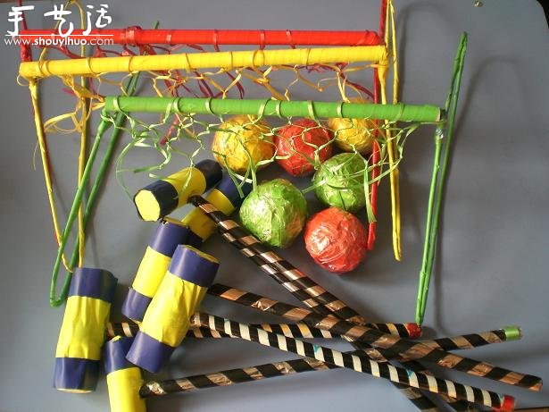 利用廢舊材料為幼兒制作體鍛玩具 -  rpnrmr.com