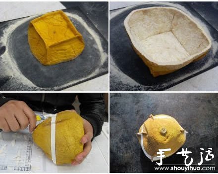 柚子皮廢物利用DIY茶葉罐的方法 -  rpnrmr.com