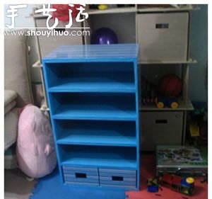 硬紙板DIY手工制作鞋柜的教程 -  rpnrmr.com