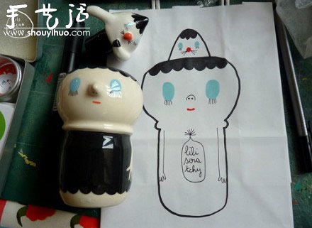 手工制作的一組陶瓷小玩意兒 -  rpnrmr.com