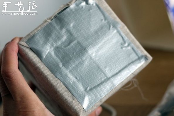 牛奶盒和布條廢物利用DIY吊籃盆栽 -  rpnrmr.com