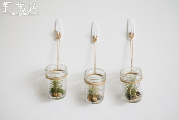 玻璃罐子DIY懸掛的小清新盆栽 -  rpnrmr.com