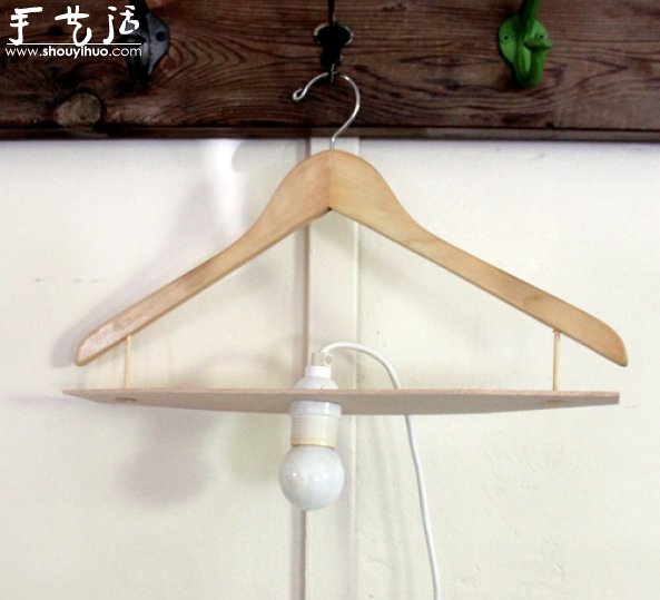 創(chuàng)意衣架燈手工DIY -  rpnrmr.com