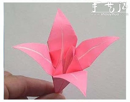 漂亮的百合花折紙教程 -  rpnrmr.com
