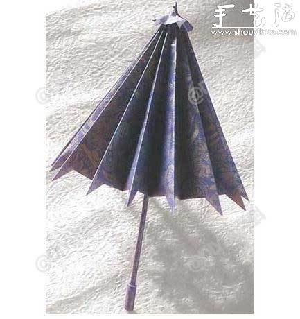 紙傘手工折紙教程 -  rpnrmr.com