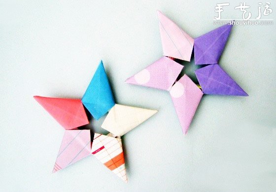 五角星組合折紙教程 -  rpnrmr.com