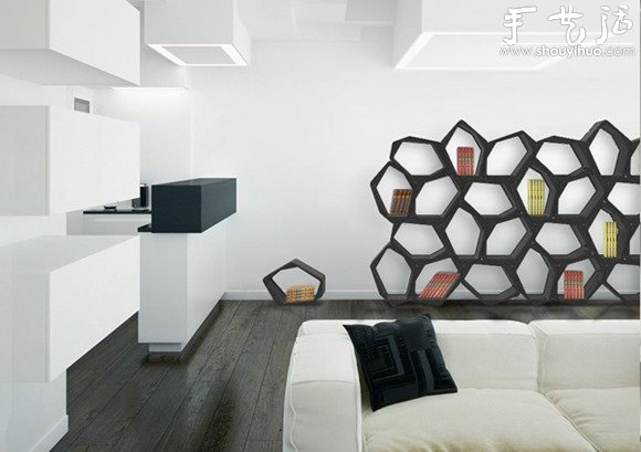可回收材料制作而成的創(chuàng)意置物架 -  rpnrmr.com