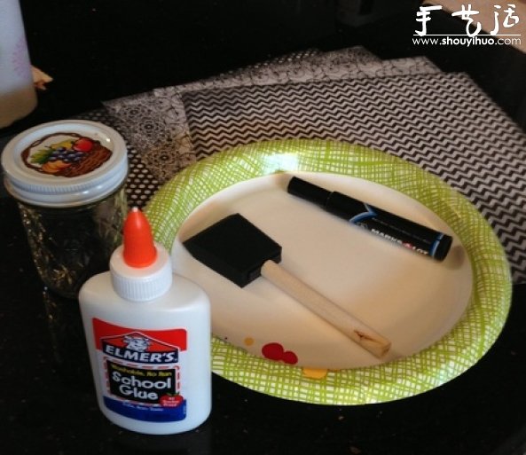 DIY蕾絲蠟燭杯的手工教程 -  rpnrmr.com
