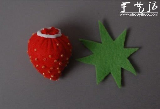 手工布藝DIY制作草莓 -  rpnrmr.com
