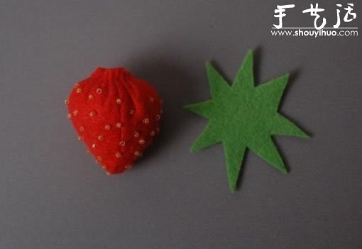 手工布藝DIY制作草莓 -  rpnrmr.com