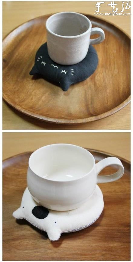 日本hokkori甜甜圈布藝杯墊 -  rpnrmr.com