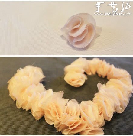 雪紡布手工DIY心形圖案的教程 -  rpnrmr.com