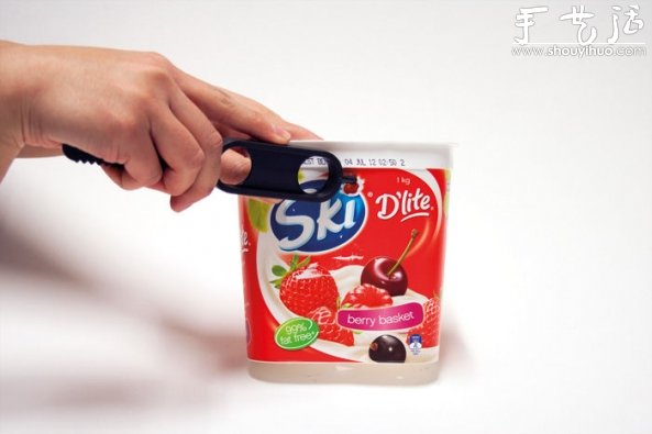 酸奶包裝盒DIY掛在墻上的小花盆 -  rpnrmr.com