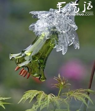 舊玻璃器皿手工DIY的漂亮玻璃花 -  rpnrmr.com