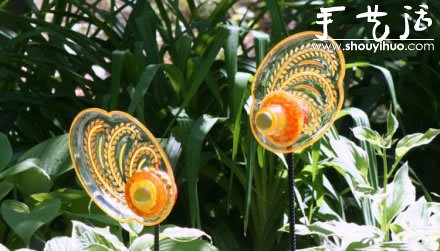 舊玻璃器皿手工DIY的漂亮玻璃花 -  rpnrmr.com