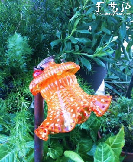 舊玻璃器皿手工DIY的漂亮玻璃花 -  rpnrmr.com