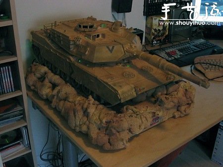 游戲愛好者手工制作的坦克 -  rpnrmr.com