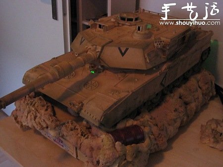 游戲愛好者手工制作的坦克 -  rpnrmr.com
