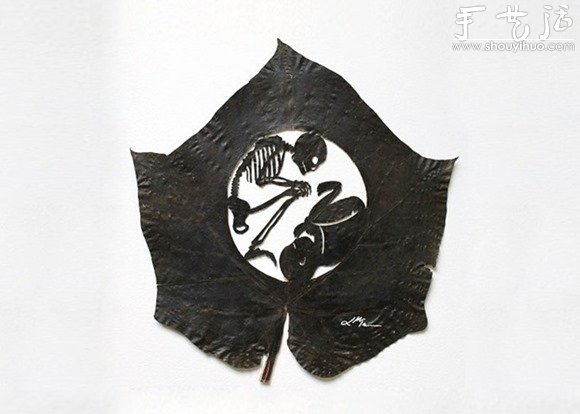 驚艷的葉片雕刻藝術(shù) -  rpnrmr.com