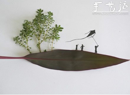 創(chuàng)意手工DIY：葉子上的幸福生活 -  rpnrmr.com