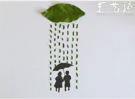創(chuàng)意手工DIY：葉子上的幸福生活 -  rpnrmr.com
