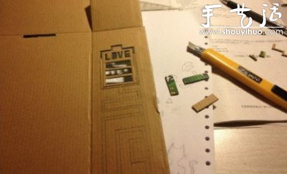 硬紙板手工DIY古色古香的臺燈 -  rpnrmr.com