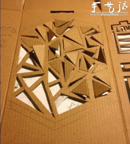 硬紙板手工DIY古色古香的臺燈 -  rpnrmr.com