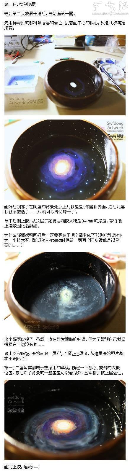 技術(shù)宅男為愛發(fā)狂 手工DIY逼真“銀河”宇宙 -  rpnrmr.com