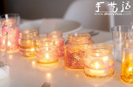 DIY手工制作閃閃發(fā)光的燭臺(tái) -  rpnrmr.com