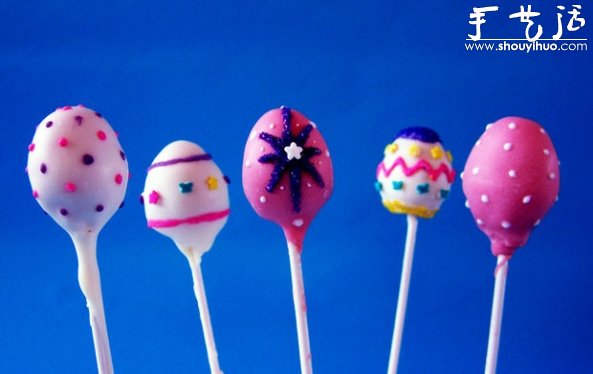 制作棒棒糖樣式的蛋糕 棒棒糖蛋糕DIY教程 -  rpnrmr.com