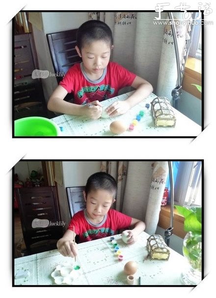 幼兒手工——雞蛋或鴨蛋繪制藝術(shù)彩蛋 -  rpnrmr.com